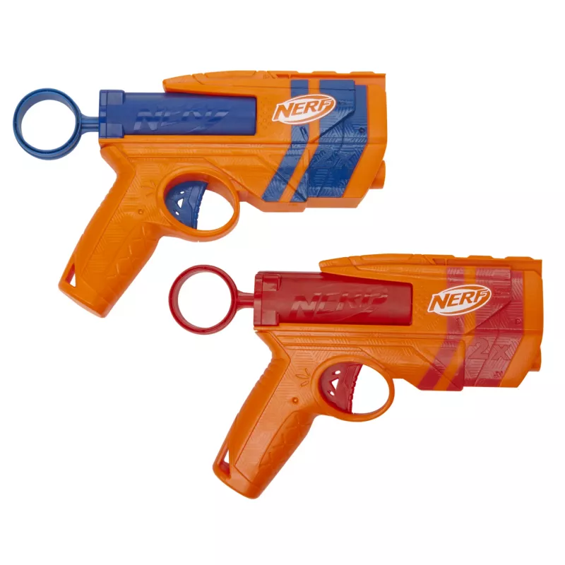 Set blaster giocattolo NERF Playset Dual Pack N Series G1492 con 2 blaster e dardi in schiuma