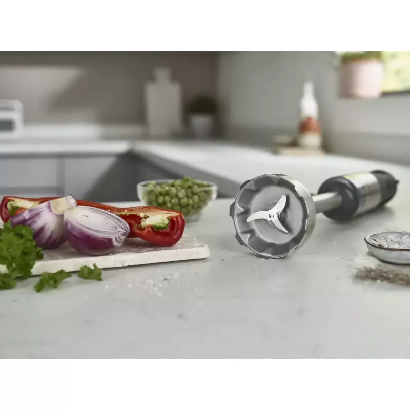 Kenwood Triblade XL+ HBM60.307GY frullatore a immersione, 1000 W, grigio