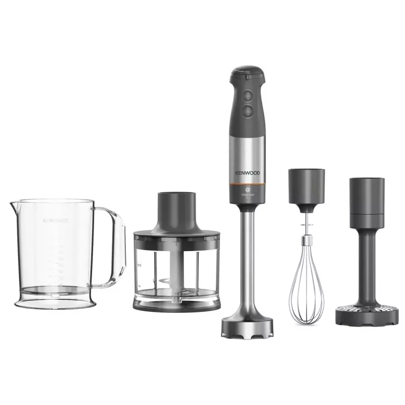 Kenwood Triblade XL+ HBM60.307GY frullatore a immersione, 1000 W, grigio