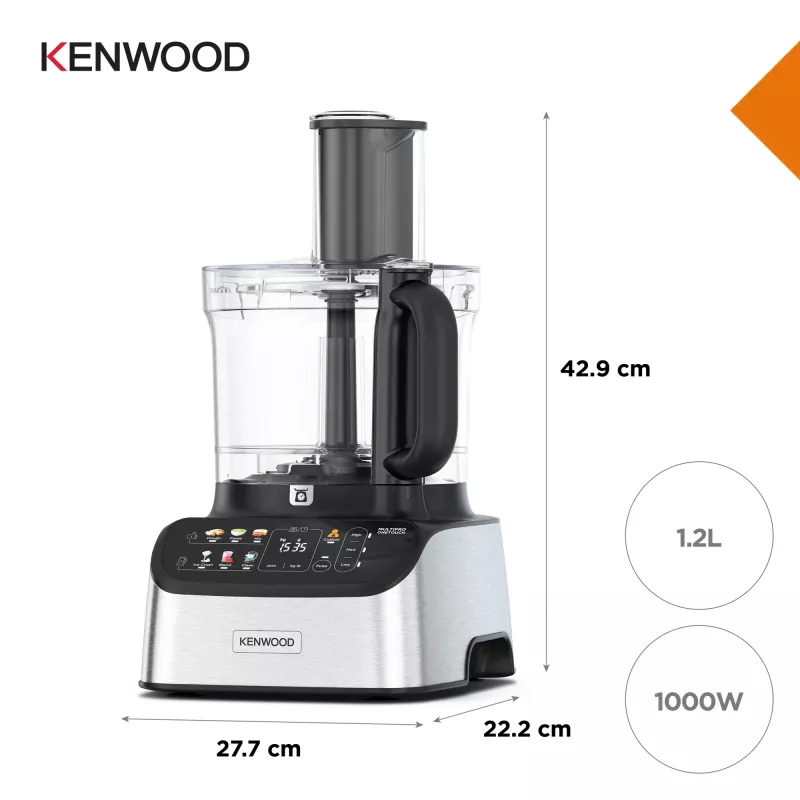 Kenwood FDM73.850SS Robot da cucina 1000 W 3 L grigio bilancia integrata