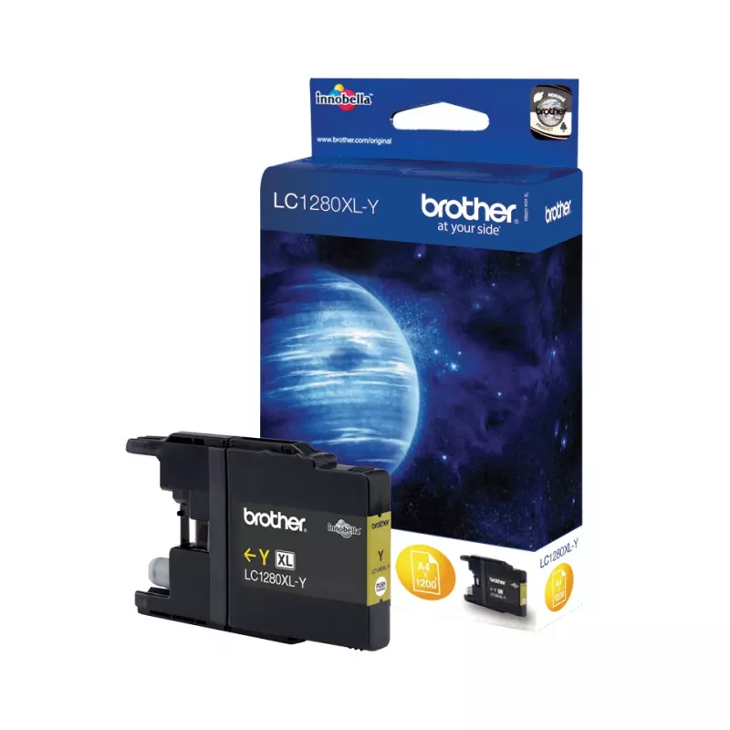 Brother LC1280XLYBP Cartuccia d'inchiostro 1 pz. originale High (XL) Yield giallo