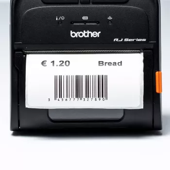 Brother - 76 x 44 mm 70 etichetta/e (1 rotolo/i x 70 rotolo di etichette (confezione da 24) - per RuggedJet RJ-3055WB (BDE1J044076040)