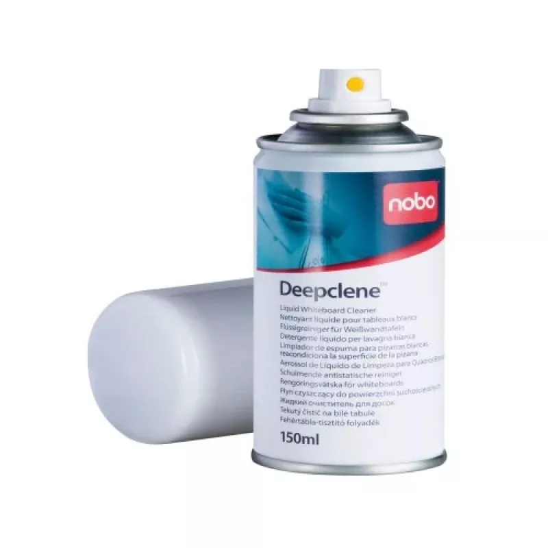 Nobo Deepclene Spray detergente per lavagne bianche 200ml, 150 ml, spray detergente per lavagne, 1 pz.
