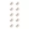 Nobo Magneti per lavagna bianca in vetro ⌀32mm, magnete per lavagna, argento, trasparente, 32 mm, 32 mm, 9,2 mm, 96 g