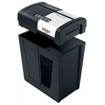 Rexel Secure MC6 Whisper-Shred distruggidocumenti microtaglio P5, microtaglio, 2 x 15 mm, 18 L, 175 fogli, 55 dB, pulsanti