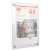 Nobo Premium Plus A4 cornice portaposter da parete in acrilico trasparente