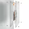 Nobo Premium Plus A4 cornice portaposter da parete in acrilico trasparente