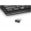 Kensington tastiera AdvanceFit Wireless nero Belgio, full-size (100%), wireless, RF wireless, AZERTY, nero