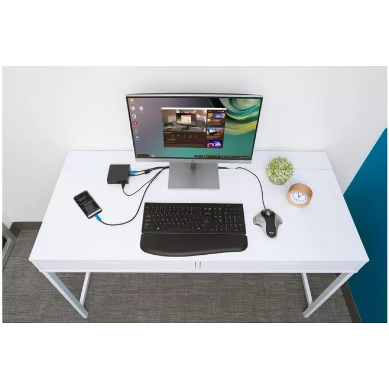 Kensington tastiera AdvanceFit Wireless nero Belgio, full-size (100%), wireless, RF wireless, AZERTY, nero