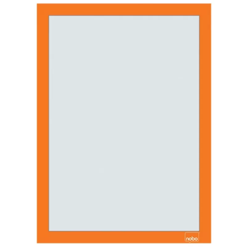 Nobo portaposter magnetico adesivo A4, arancione