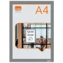 Nobo cornice portaposter magnetica adesiva A4, argento, A4, argento, verticale/orizzontale, 235 mm, 5 mm, 325 mm