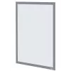 Nobo cornice portaposter magnetica adesiva A3, argento, A3, grigio, verticale/orizzontale, 235 mm, 10 mm, 450 mm