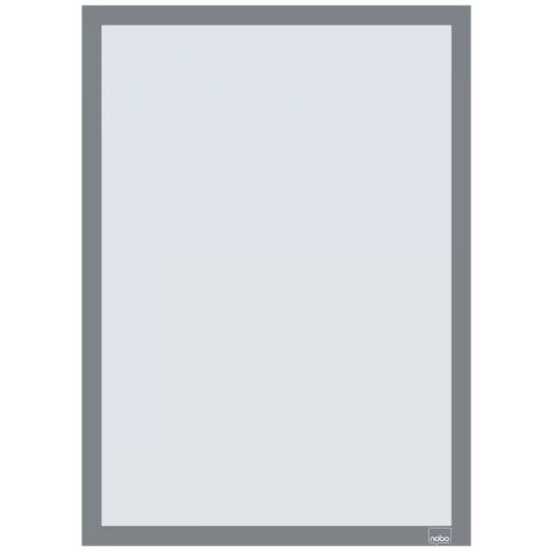 Nobo cornice portaposter magnetica adesiva A3, argento, A3, grigio, verticale/orizzontale, 235 mm, 10 mm, 450 mm