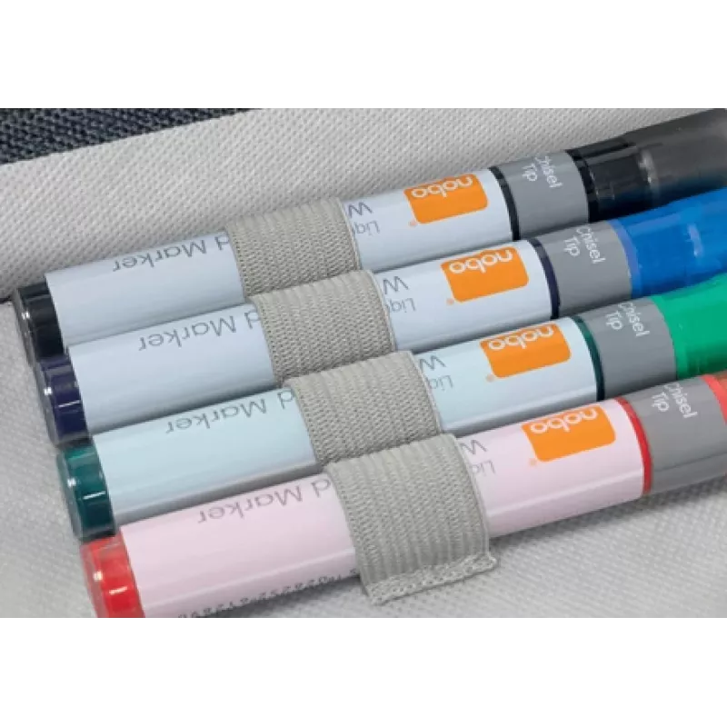 Nobo set accessori per lavagna con custodia, set accessori, multicolore, 200 mm, 355 mm, 230 mm, custodia