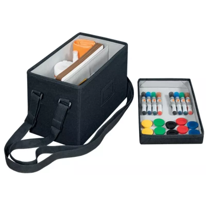 Nobo set accessori per lavagna con custodia, set accessori, multicolore, 200 mm, 355 mm, 230 mm, custodia
