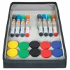 Nobo set accessori per lavagna con custodia, set accessori, multicolore, 200 mm, 355 mm, 230 mm, custodia