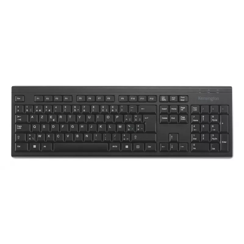 Kensington K75561BE, full-size (100%), wireless, RF wireless, a membrana, AZERTY, nero