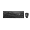 Kensington K75560BE, wireless, RF wireless + Bluetooth, a membrana, AZERTY, nero, mouse incluso