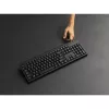 Kensington K75560BE, wireless, RF wireless + Bluetooth, a membrana, AZERTY, nero, mouse incluso