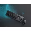 Kensington K75560BE, wireless, RF wireless + Bluetooth, a membrana, AZERTY, nero, mouse incluso