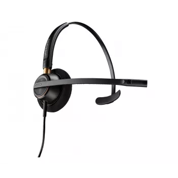 Cuffia Poly EncorePro 510 monaurale con filo Quick Disconnect nera