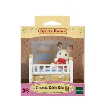Sylvanian Families set coniglietto cioccolato (lettino per bambola), 3 anni, multicolore, polistirene, plastica