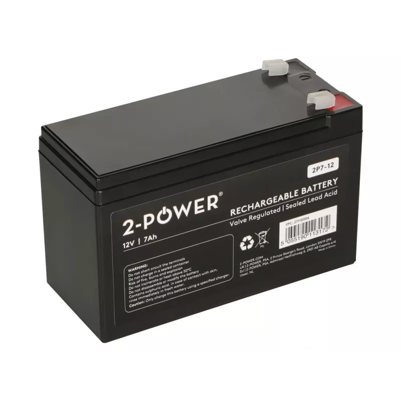 Batteria per UPS 2-Power 2P7-12 al piombo-acido (VRLA) 12 V 7 Ah