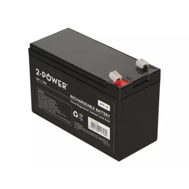 Batteria per UPS 2-Power 2P9-12 al piombo AGM (VRLA) 12 V 9 Ah