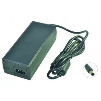Alimentatore CA 2-Power 19.5V 4.62A 90W incl. cavo di alimentazione, 19,5 V, Dell Latitude D600, nero, 57 mm, 131 mm, 32 mm
