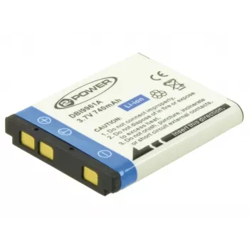 2-Power batteria ricaricabile per fotocamera digitale 3,7 V 600 mAh, 600 mAh, 3,7 V, litio-ioni (Li-Ion)