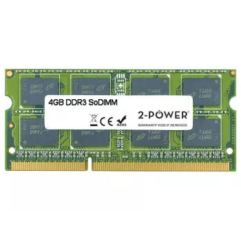 2-Power memoria SoDIMM 4GB DDR3 1333MHz, 4 GB, 1 x 4 GB, DDR3, 1333 MHz, 204-Pin SO-DIMM, verde