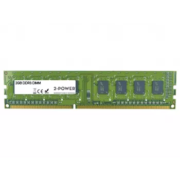 2-Power memoria DIMM 2GB DDR3 1333MHz DR, 2 GB, 1 x 2 GB, DDR3, 1333 MHz, 240-pin DIMM