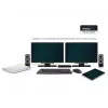 2-Power docking station USB 3.0 Dual Display, docking, 3,5 mm, USB Type-A, USB Type-B, 10,100,1000 Mbit/s, nero, 5 Gbit/s