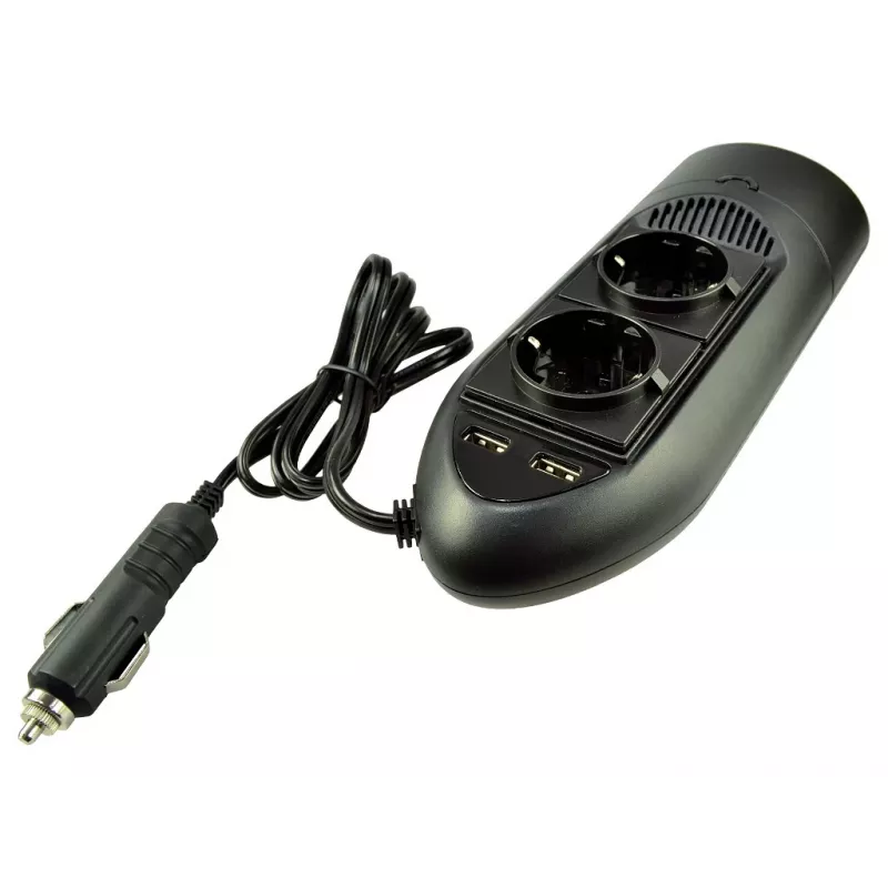 Duracell inverter 175W doppia presa EU, universale, uso interno, 12 V, 175 W, 12 V, DC1-to-DC2