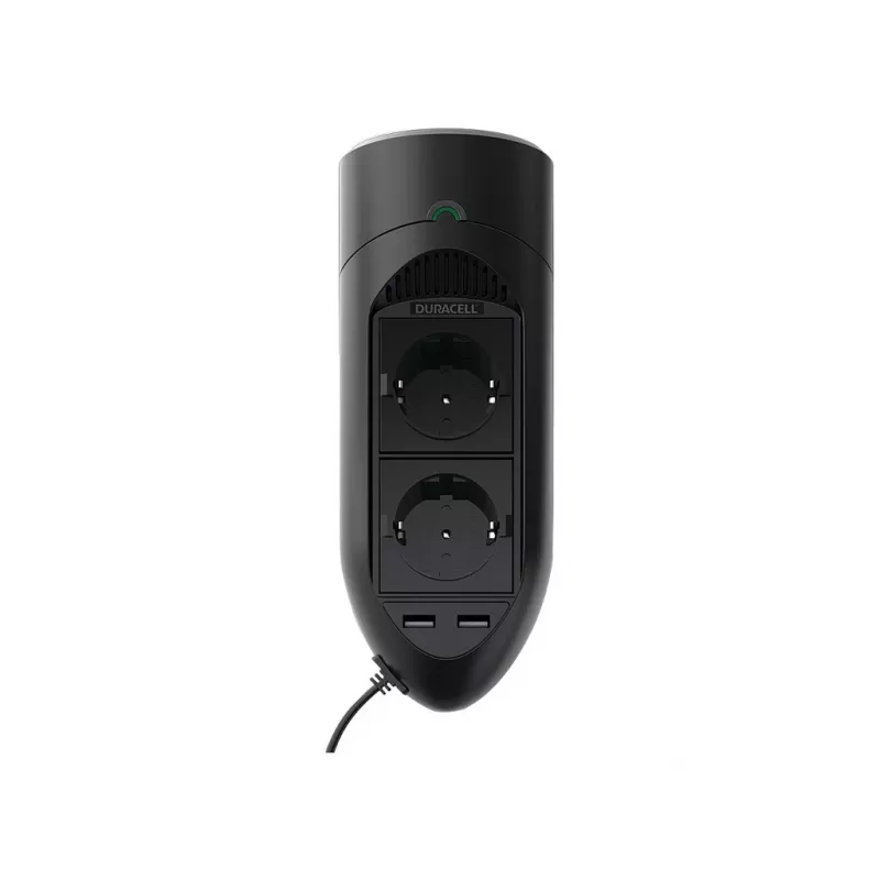 Duracell inverter 175W doppia presa EU, universale, uso interno, 12 V, 175 W, 12 V, DC1-to-DC2