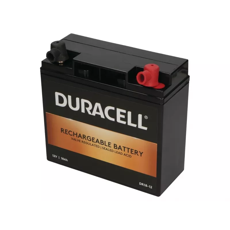 Duracell 12V 18Ah batteria VRLA, piombo-AGM (VRLA), 12 V, 18 Ah, 18000 mAh, 216 Wh, nero