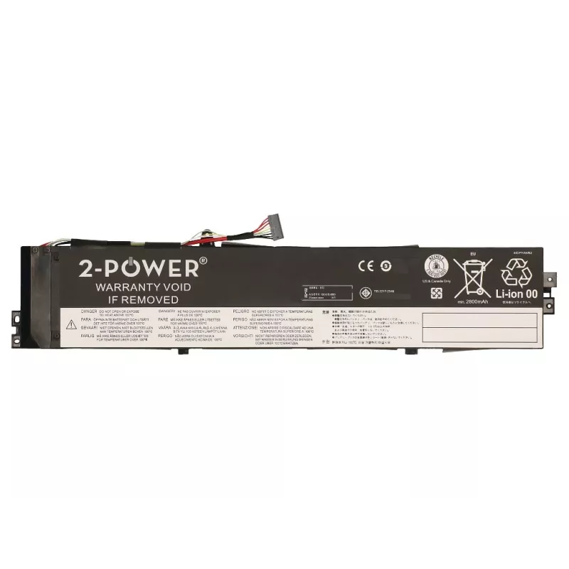 Batteria ricaricabile per laptop 2-Power 14,8 V 3100 mAh Li-Polymer, batteria ricaricabile