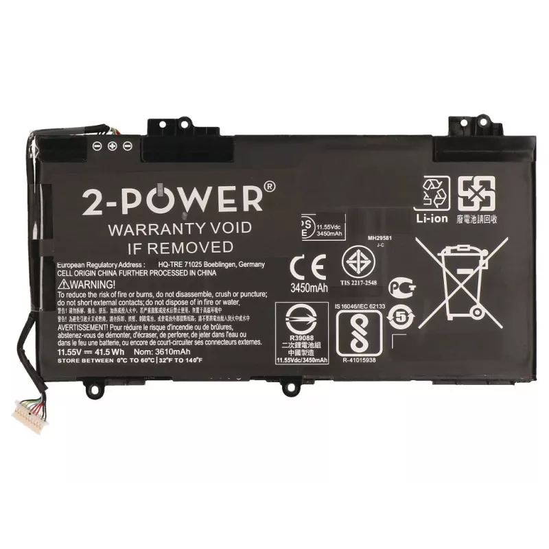 Batteria ricaricabile di ricambio per laptop 2-Power CBP3615A