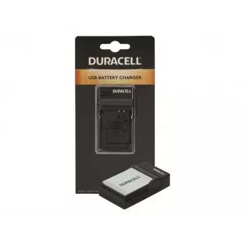 Caricabatterie Duracell per fotocamera digitale, USB, caricabatterie da interno, Canon NB-4L, NB-5L, nero, 5 V, 5 V