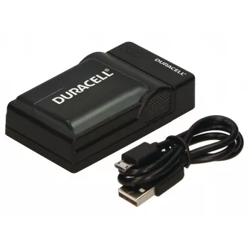 Caricabatterie Duracell per fotocamera digitale, USB, caricabatterie da interno, nero, 5 V, 5 V, 5 V