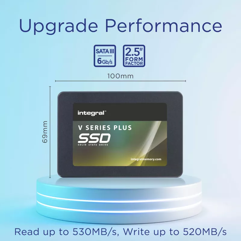 Integral 1TB - 1024GB SSD 2,5 pollici SATA 3 R-550MB/s W-520MB/s TBW 300 V SERIES 2 PLUS