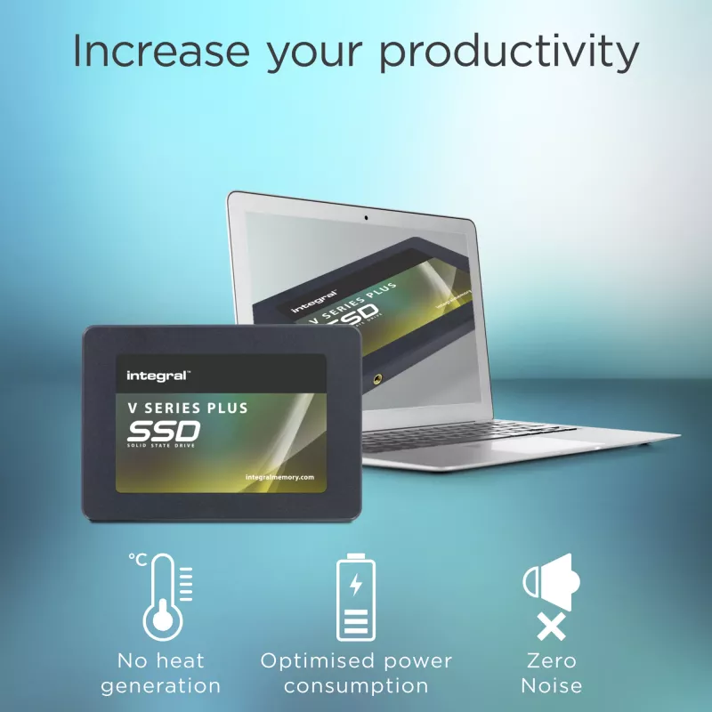 Integral 1TB - 1024GB SSD 2,5 pollici SATA 3 R-550MB/s W-520MB/s TBW 300 V SERIES 2 PLUS