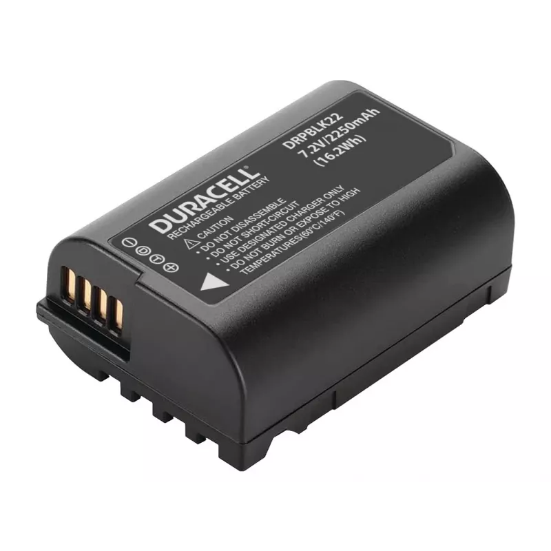 Duracell DRPBLK22 batteria per fotocamera/videocamera 2250 mAh