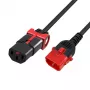 ACT Powercord C13 IEC Lock+ - C14 IEC Lock Dual Locking nero 1,5 m, PC3602