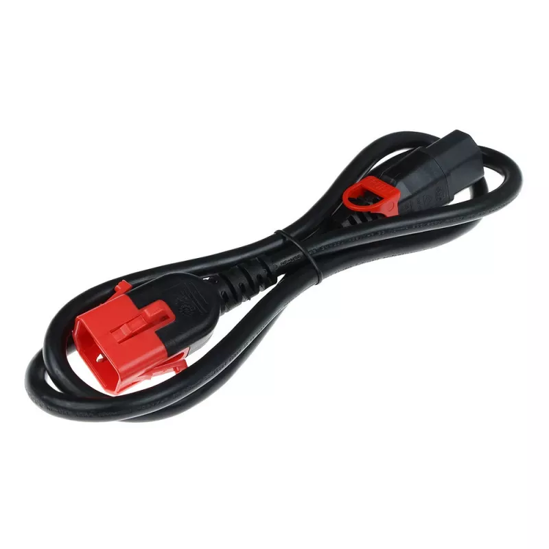 ACT Powercord C13 IEC Lock+ - C14 IEC Lock Dual Locking nero 2 m, PC3603