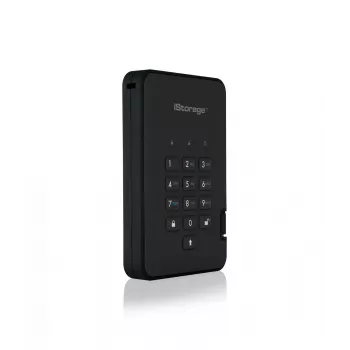 iStorage diskAshur² HDD 4TB nero | Disco fisso portatile sicuro | Crittografia hardware AES-XTS a 256 bit | Protezione tramite PIN | Indipendente dal sistema operativo e dalla piattaforma | Conforme TAA | Protezione dagli attacchi brute-force | Resistente a polvere e acqua