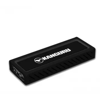 iStorage Kanguru UltraLock Superspeed+ USB-C M.2 NVMe SSD esterna 2 TB | Unità a stato solido portatile sicura | Interruttore fisico di protezione da scrittura | Firmware sicuro | Conforme TAA |