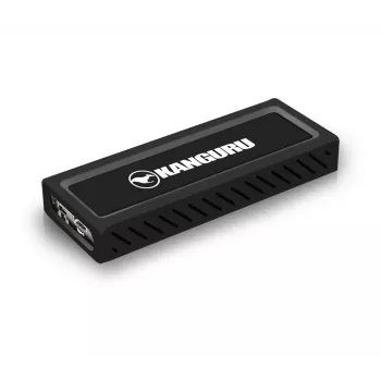 iStorage Kanguru UltraLock Superspeed+ USB-C M.2 NVMe SSD esterna 2 TB | Unità a stato solido portatile sicura | Interruttore fisico di protezione da scrittura | Firmware sicuro | Conforme TAA |