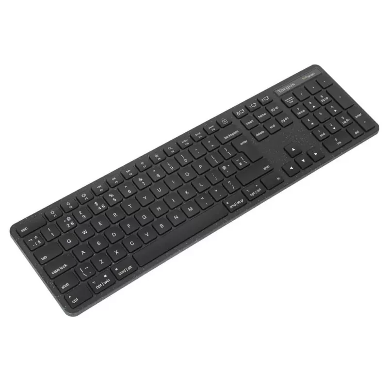 Targus EcoSmart AKB873FR Tastiera Universale RF Wireless + Bluetooth AZERTY Francese nero