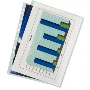 Leitz iLAM pellicole plastificanti A4 preforate, 80 micron, confezione da 100
